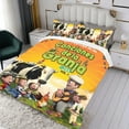 thumbnail image 3 of La Granja de Zenón Conjunto de sábanas temático, trío de piezas, cómodo y amigable con la piel, diseño único, regalo de decoración para el hogar para familiares, amigos y fans,140cm *210cm, 3 of 6