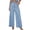 Light Blue, variant on Women's High Waist Wide Leg Jeans Vintage Gold Buttons Loose Fit Denim Pants with Pockets Y2K Casual Street Jeans Fashion Bottoms Light Blue