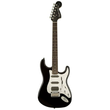 Fender Squier Black and Chrome Standard Stratocaster® HSS - Black