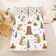 thumbnail image 5 of Erosebridal Kawaii Capybaras Bed Sheets,Cute Animal Rustic Farmhouse King Sheets For Kids Teens 4-Piece, 5 of 6