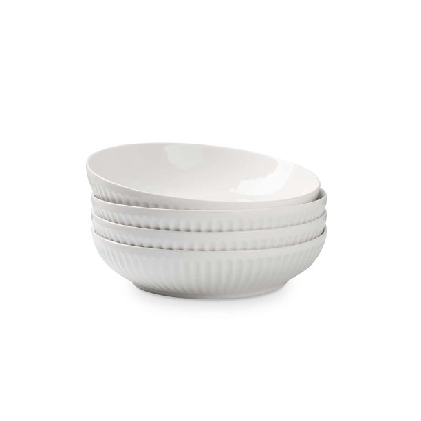 Ceramic Pasta Bowls, Set of 4 Salad Bowl and Serving Bowls Set