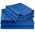 thumbnail image 2 of Superiors Luxury Cotton-Blend Hem Stitch Sheet Set with Pillowcase Separates Hotel Quality, 2 of 6