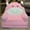 Pink, variant on Leozcaa Folding Toddler Chair Soft Plush Fold Out Kids Couch Sofa Glow in The Dark Comfy Baby Recliner