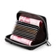 thumbnail image 2 of BRIGHTFUFU 1 billetera de cuero genuino con protección RFID, billetera antirrobo, monedero, monedero, bolsillo para monedas (negro), 2 of 7