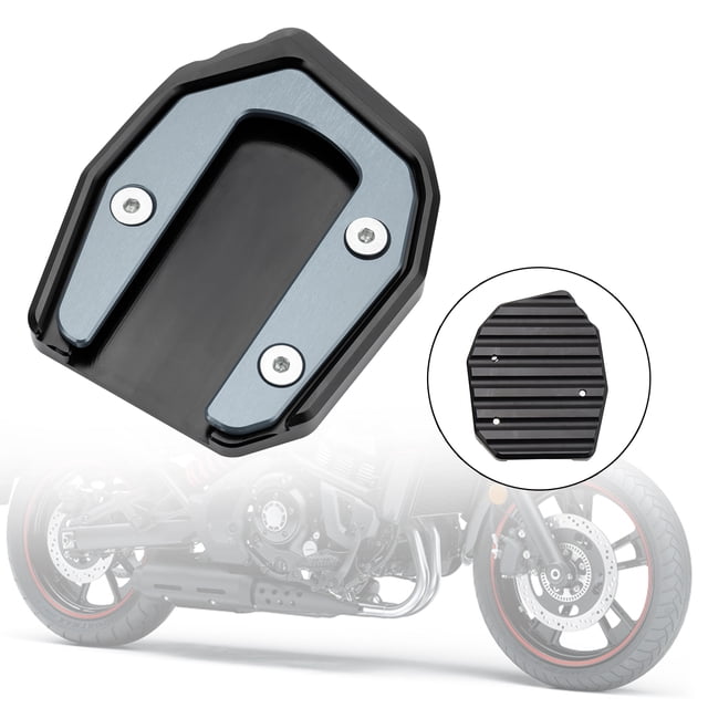 Kickstand Enlarge Plate Pad Titanium for Kawasaki Vulcan S 650 VN650 2015-2021
