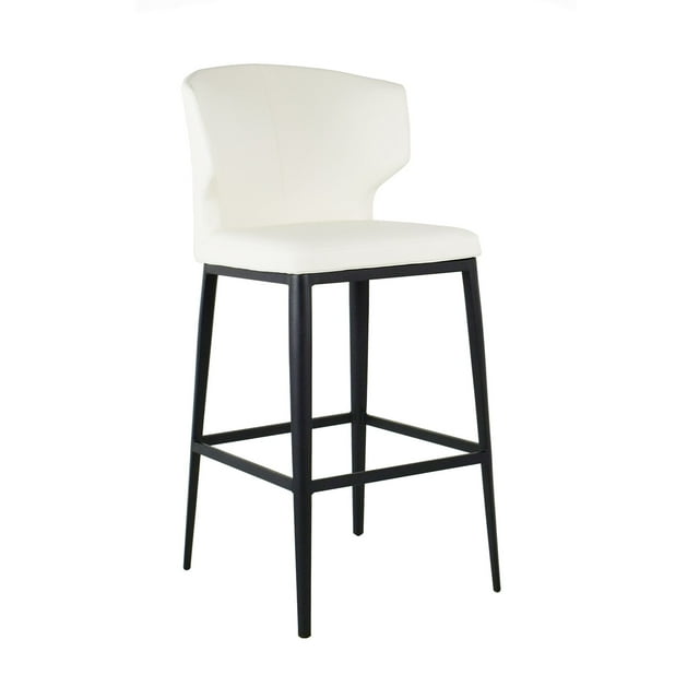 Tabouret de Bar à Dossier Ailé Rembourré de Qualité Contractuelle Cabo (26 Po/29 Po)