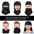 thumbnail image 4 of Balaclava Face Cover, Mens Motorcycle Balaclava, Neck Face Mask Windproof Fleece Fabric Winter Motorbike Skiing Scooter Hiking Cycling Universal Size, 4 of 5