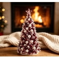thumbnail image 2 of DIY Beaded Christmas Tree Craft Kit for Adults, 3D Pearl Beaded Tree Making Set, Complete Handmade Tabletop Ornament for Home Office Holiday Display(A4), 2 of 6