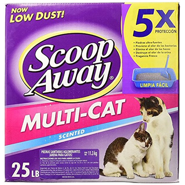 Scoop Away MultiCat, Scented Cat Litter, 25 Pound Carton