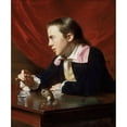 thumbnail image 2 of John Singleton Copley 12x14 Black Ornate Wood Framed Double Matted Museum Art Print Titled: A Boy with a Flying Squirrel (Henry Pelham) (1765), 2 of 5