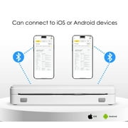 Core Innovations Pro Wireless Inkless Thermal Printer, iOS & Android Compatible, 8.5 x 11