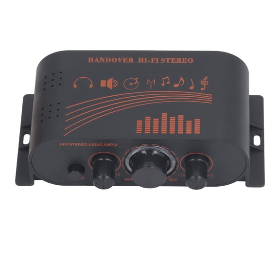 2 Channel Mini Stereo Audio Power Amplifier 40W DC12V Home Theater Car Sound Receiver Amp for Passive Speakers TV Mobile Phones