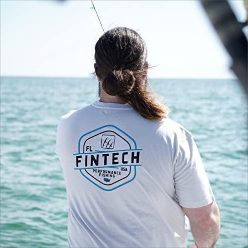 Fintech United By Fishing Graphic T-Shirt - Large - Castlerock 