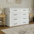 thumbnail image 4 of AFI Tucson Full Murphy Bed Chest with 6" Mattress, Drawer & Charger, White, 4 of 20