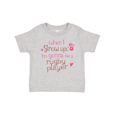 

Inktastic Rugby Player Future Gift Baby Girl T-Shirt