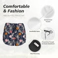 thumbnail image 4 of Balery Hawaiian Style Pantalones cortos deportivos para mujer con forro y dos bolsillos, elásticos, para entrenamiento, gimnasio, yoga-Large, 4 of 7