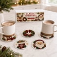 thumbnail image 3 of Christmas Diamond Painting Kit 4 Pack, DIY Rhinestone Art Craft Set for Adults Beginners, Mini Holiday Coasters & Ornaments, Fun Xmas Home Decor Gift, 3 of 7