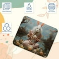 thumbnail image 3 of Easter Desk Pad Mousepad Gaming Mouse Pad, Square 8.3x9.8 Inch Non-Slip Rubber Bottom Printed, Suitable for Office and Gaming, 3 of 6
