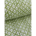 thumbnail image 3 of Indian Green Floral HandBlock Print Bedding Bedspread Green Kantha Quilt Cotton Kantha Quilt Green indian cotton bedspread Throw A And E Textiles House, 3 of 3