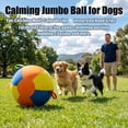 thumbnail image 4 of 10/18/22" Herding Ball for Dogs,Calming Jumbo Ball For Dogs, Exercise Resistant Inflatable Heavy Duty Material with Pump, Tear-Resistant for Exercise Toy, 4 of 7