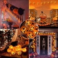 thumbnail image 4 of Amdohai 1.5 Meters/4.9Ft 10LEDs Pumkin Design String Lantern Light Constant Bright Mode 2 * AA Cell Operated for Halloween Party Home Decoration Present Gift, 4 of 8