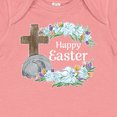 thumbnail image 4 of Inktastic Happy Easter with Cross and Flowers Boys or Girls Baby Bodysuit, 4 of 5