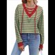 thumbnail image 3 of Sudadera Holgada Informal de Larga con Cuello Redondo y Bloques de Color para Mujer Verde Caqui XL, 3 of 9