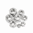 thumbnail image 1 of 2pcs Metal Locking Nut A2 Stainless Steel M3 M4 M5 M6 M8 M10 - M20 Hex Nuts Fastener, 1 of 6