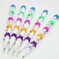 thumbnail image 2 of Miangastore 5pcs Plastic Stacking Pencils Cartoon Stacking Pencils Writing Pencils Stationery Snowman Pencils, 2 of 9