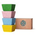thumbnail image 1 of Juego de piedra pómez CopesFuda, trapecio ergonómico, paquete de 4 unidades, multicolor, 1 of 9