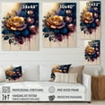 thumbnail image 4 of Designart Night Shade Rose Design I Canvas Wall Art, 4 of 5