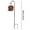 B, variant on HengDidi Durable Stainless Steel Bird Feeder Hook with Removable Clip for Outdoor Courtyard Garden Installation Rust-Resistant
