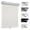 Ivory White, variant on AOSKY Cordless Roller Shades, 35"W x 72"H, Free Stop Easy Install Blackout Blinds, Thermal Insulation UV Protection for Home Office, Grey
