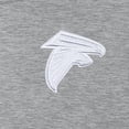 thumbnail image 4 of Women's Antigua  Heather Gray Atlanta Falcons Victory Crew Pullover Sweatshirt, 4 of 4
