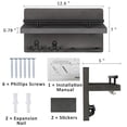 thumbnail image 4 of Llavero decorativo de pared OurWarm con 5 ganchos para llaves y estante de correo, 4 of 6