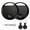 2-Pack Black, variant on 2 Pack Tracker Tags Pair with Apple Find My (iOS Only) Bluetooth Air Smart Tags Key Finder Item Locator Waterproof Finder Worldwide Tracking for Pets Wallet Backpack Dogs Luggage