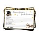 thumbnail image 1 of 16 tarjetas de graduación, tarjetas de deseos de graduación, tarjetas de felicitación creativas para Oro negro, 1 of 9