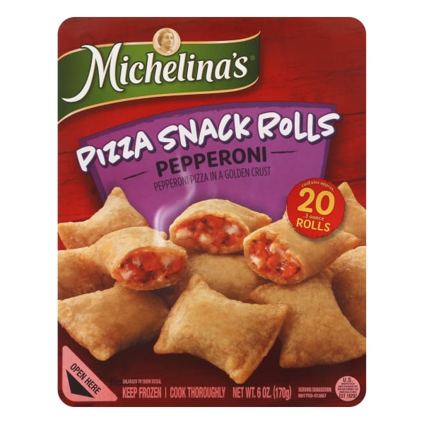 Michelinas Pepperoni Pizza Snack Rolls 6 Oz Walmart Com Walmart Com