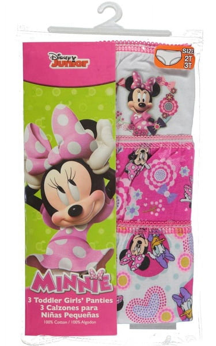 Disney Girls' Underpants, Pack of 5 Underwear Girls with Minnie Mouse,  Toddler and Baby Underpants, Cotton Briefs, Children, Original Fan Item,  Gifts for Girls, multicoloured : : Fashion