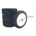 thumbnail image 4 of TISHITA 4Pcs RC Tires Replacements Spare Parts Tyre & Wheel Rim for Wltoys 144001 124018, 4 of 4