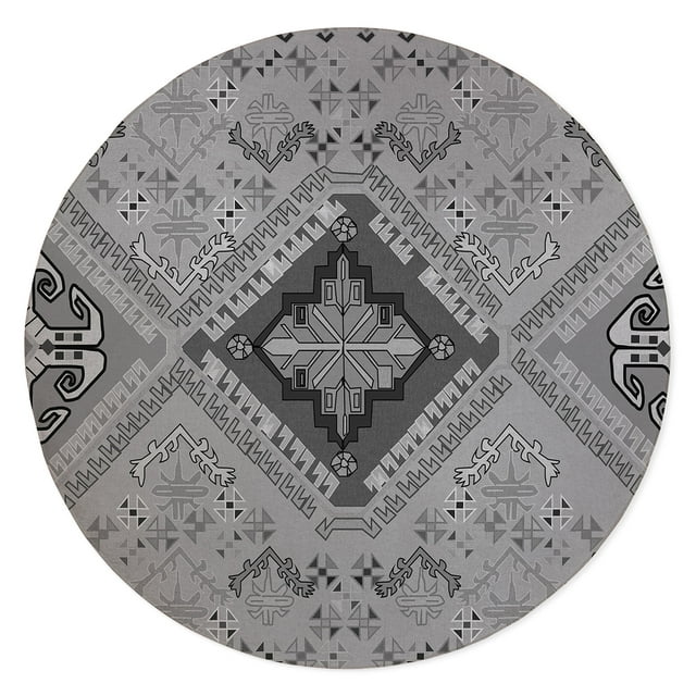 Yalameh Grey Office Mat by Kavka Designs