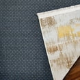thumbnail image 5 of Yellow Abstract Area Rugs for Living Room Washable Rugs Boho Moroccan Area Rug Soft Neutral Geometric Bohemian Carpet Distressed Indoor Rug for Bedroom Dining Room Office Foldable Nonslip Rug, 5 of 9