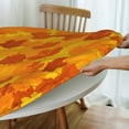 thumbnail image 5 of Round Table Cloth Fall Maple Leaf Tablecloth Elastic Edge Fitted Autumn Leaves Table Cover Fits Tables Up to 40"-44" Diameter, 5 of 6