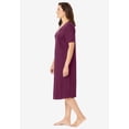 thumbnail image 3 of Dreams & Co. Plus Size Short T-Shirt Lounger, 3 of 6
