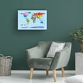 thumbnail image 5 of Trademark Fine Art Michael Tompsett Childrens World Map Canvas Wall Art - 14x19, 5 of 5