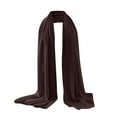 thumbnail image 2 of Silk Scarves Women's Soft Solid Color Shawl Baotou Pearl Chiffon Shawl Muslim Hijab, 2 of 3