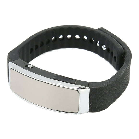 Voice Recorder Watch, Noise Reduction Rechargeable Music Player Recorder Wristband with Voice Activated, Portable Recording Device for Commerce Negotiation