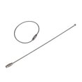 thumbnail image 2 of 200Pcs Stainless Steel Screw Locking Wire Keychain Cable Key Rings Outdoor Accessory, 2 of 4