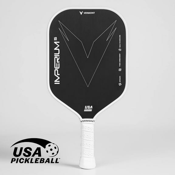VERMONT Imperium S Pickleball Paddle – 16mm Polypropylene Core, Carbon Fiber Face, USAPA Approved – Lightweight Paddle for Control & Spin