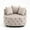 Khaki, variant on Modern Barrel Chair, Round Oversized Barrel Chairs, Sofa Lounge Accent Chair, Velvet Leisure Sofa Chair, Comfy Leisure Chair with 3 Pillows for Living Room Bedroom Hotel Office, Gray